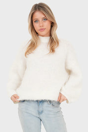 "Ame" white sweater