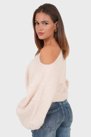 "Emmie" pink sweater