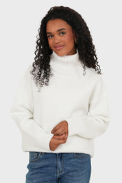 "Amour" sweater white