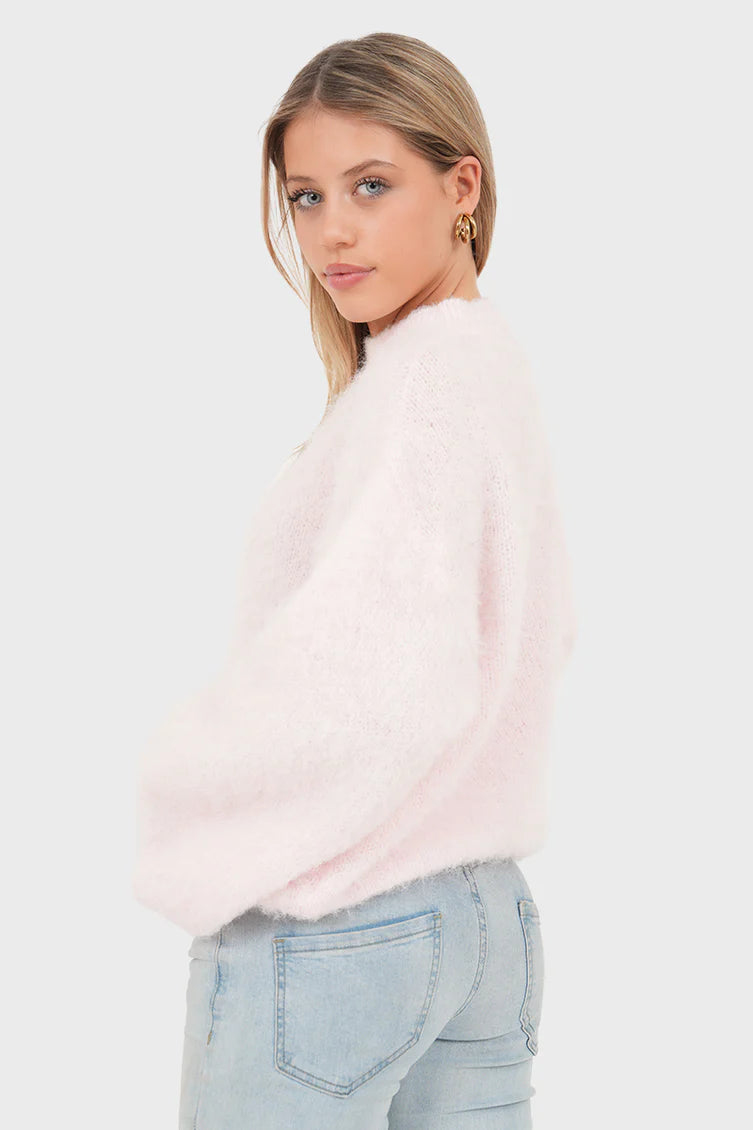 "Ame" baby pink sweater