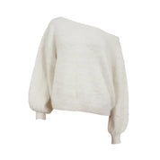 "Emmie" white sweater
