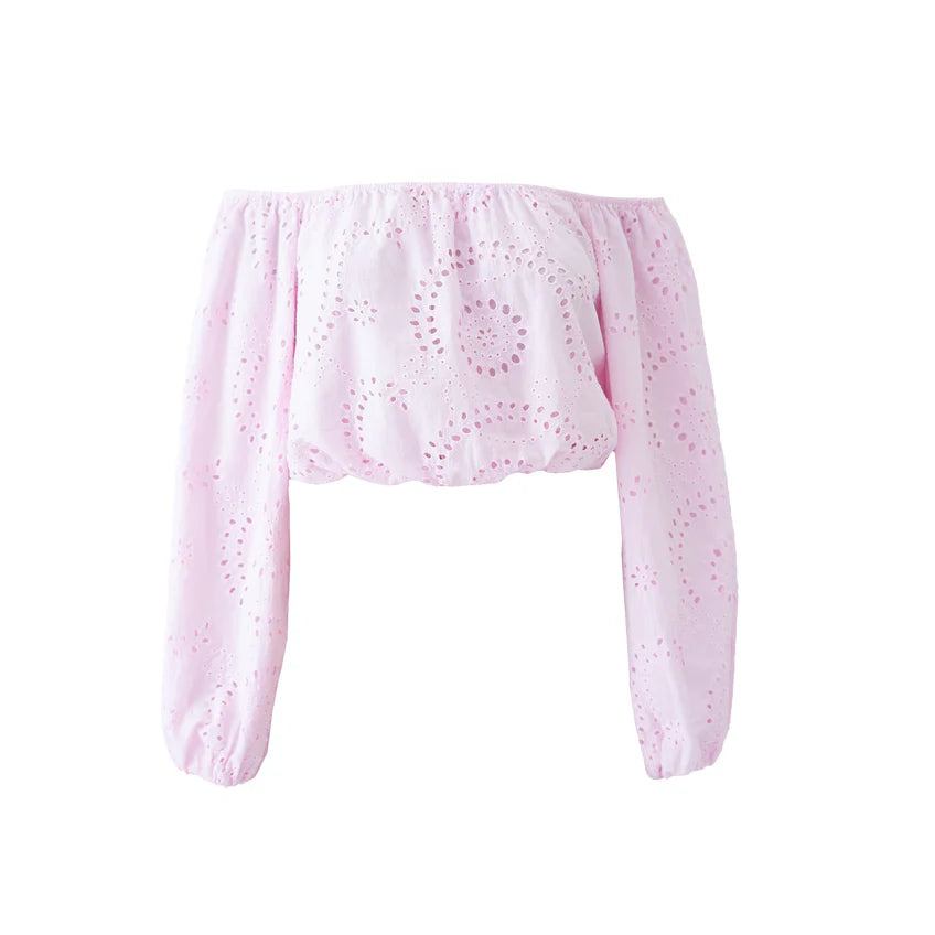 "Fleur" Blouse Pink