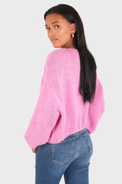 "Keep me warm" cardigan petite pink